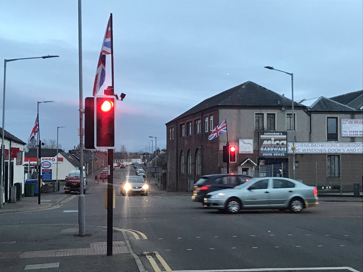 We’ll keep the blue flying high! ❤️🤍💙 #larkhall