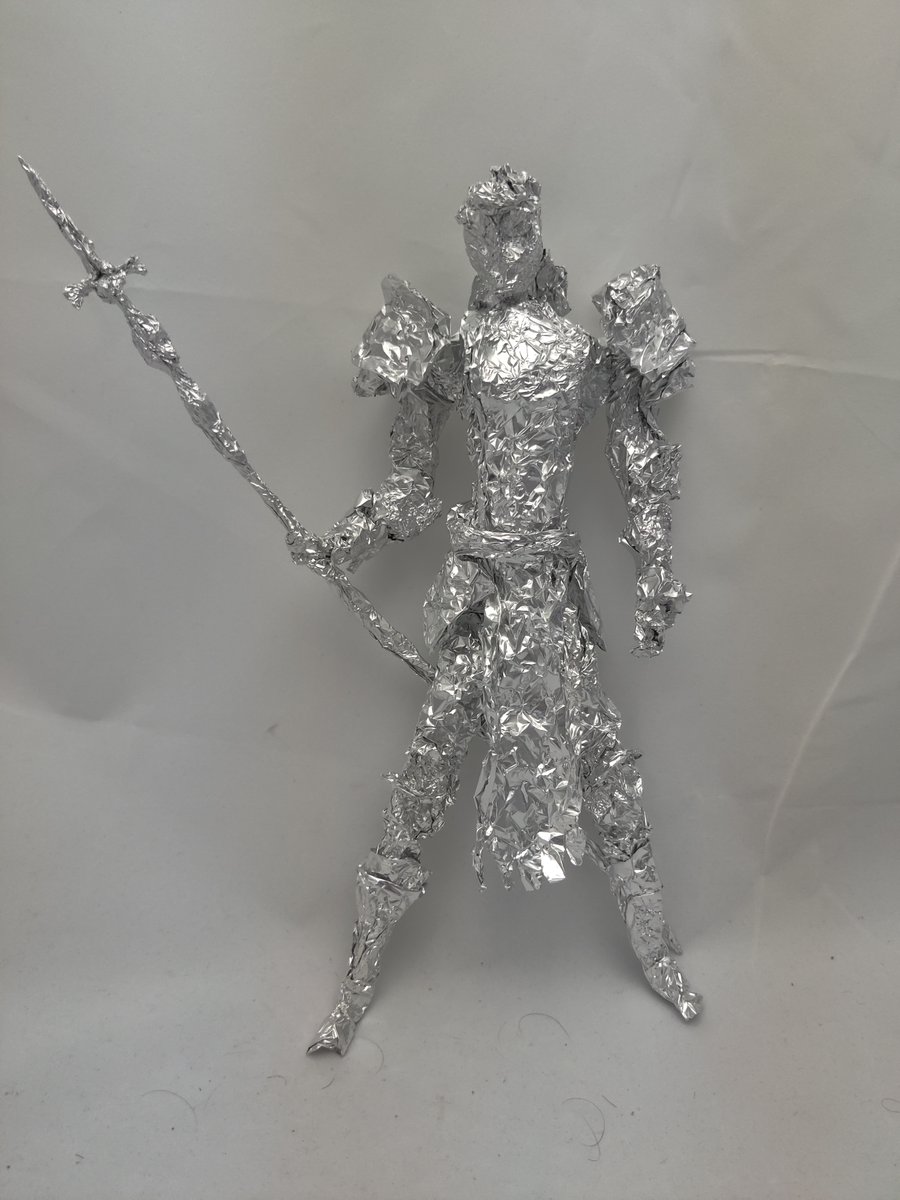 Athel from Raid: Shadow Legends - Aluminum Foil Sculpture
#foil #sculpture #art #fanart #raid #RAIDshadowlegends #videogames #videogame #videogamefanart #mobile #mobilegame @plarium @raidrpg #raidshadowlegendsfanart #athel #sacredorder #knight