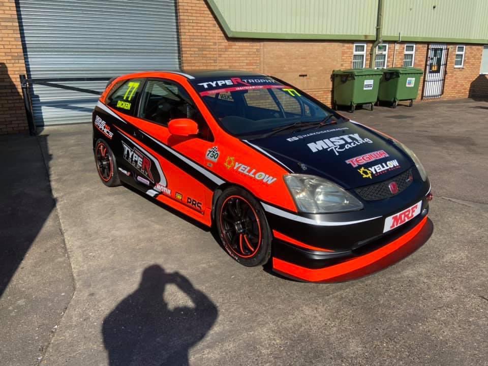 MistyRacing's tweet photo. Mark Dicken’s new car for this seasons Type R Trophy looks superb. Can’t wait to start testing soon. 
@750MotorClub @polepositiongb https://t.co/Vs81akUM6w