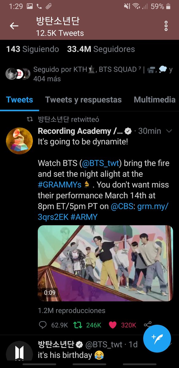 Elymin136's tweet photo. BANGTAN LE DIO RT A SU CONFIRMACIÓN PARA PERFORMANCE EN LOS GRAMMYS😭😭😭 ESTOY TAN ORGULLOSA Y FELIZ POR USTEDES

BTS WORLD DOMINATION
BTS LEGENDS
TEAMWORK MAKES THE DREAM WORK
WHAT YOONGI WANTS YOONGI GETS
BTS SOUTH KOREA'S PRIDE

@BTS_twt https://t.co/2ZqHV5XKrq