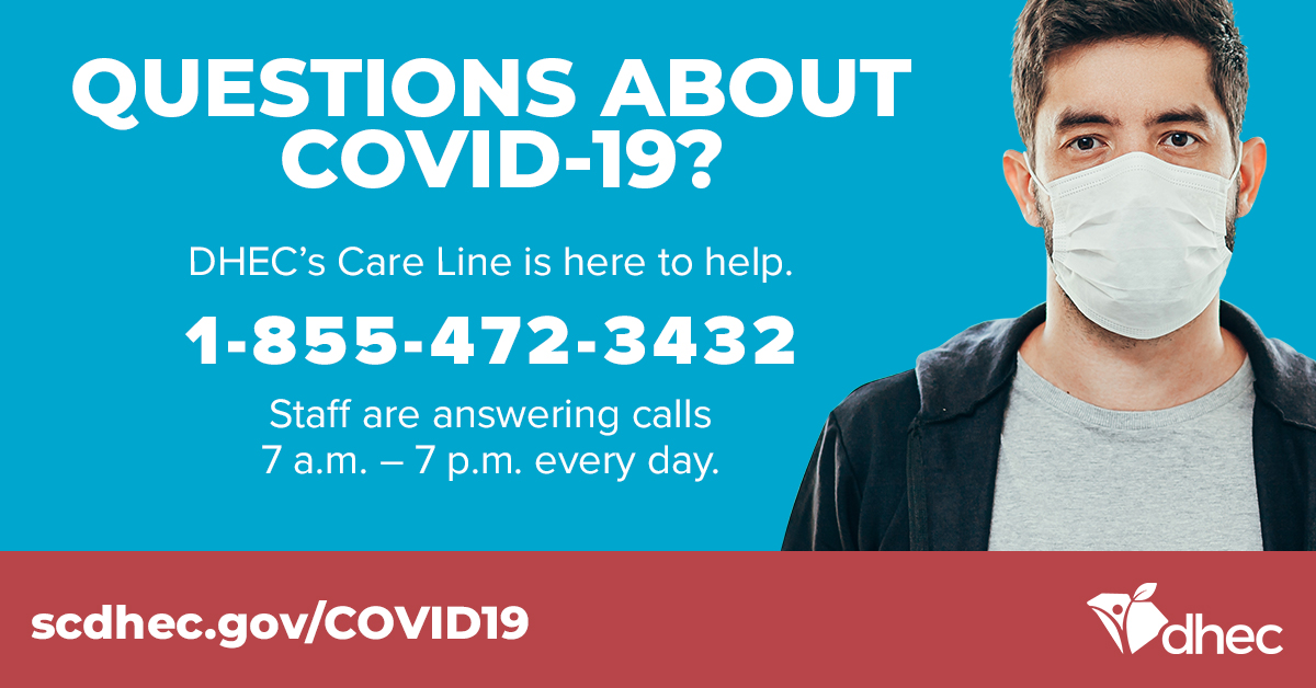 If it has been over 72 hours since you were tested for COVID-19, you can email ACC-Testing-CustomerService@dhec.sc.gov or call the Care Line at 1-855-472-3432 to inquire about your test results.