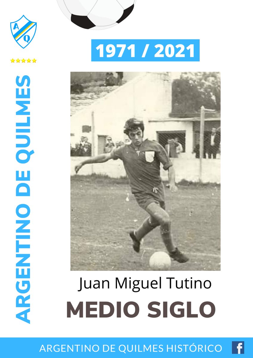 Ayer se cumplieron nada menos que 50 años del debut con la #PrimeraCelesteyBlanca de Juan Miguel Tutino, inolvidable delantero que jugó 91 partidos y marcó 38 goles en #ArgentinodeQuilmes
Datos: #ABCMate
El diccionario de Argentino de Quilmes