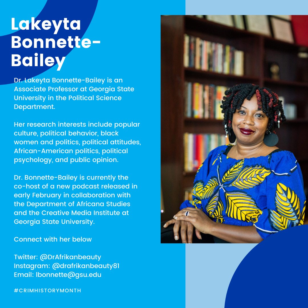 Hello Crim family! We wanted to highlight one of our very own @DrAfrikanbeauty / @drafrikanbeauty81 ! Who would you like us to spotlight next? Comment below 

#crim #gsu #thestateway