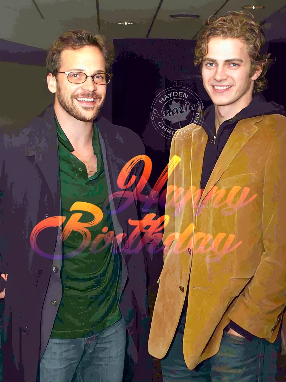 Happy birthday to stunning Peter Sarsgaard, Hayden Christensen co-star in Shattered Glass 