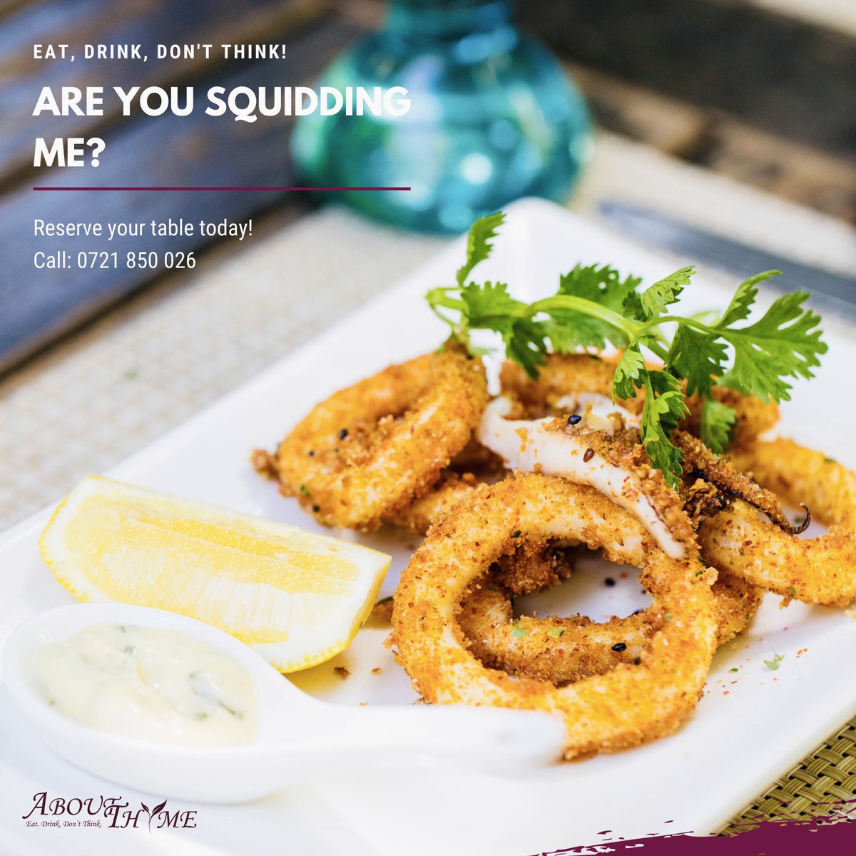 AboutThymeKE's tweet photo. 🎶🎵SWEET DREAMS ARE MADE OF SQUID 🦑 🎶🎵🤣
... our TOGARASHI CALAMARI starter consisting of calamari pieces deep fried in a schichimi togarashi (Japanese 7 spice)seasoned coating 😉
#Calamari #Wasabi #Appetizers #Lunch #Dinner #Nairobirestaurants #AboutThyme #NairobiKenya https://t.co/Hg0wjEH15d