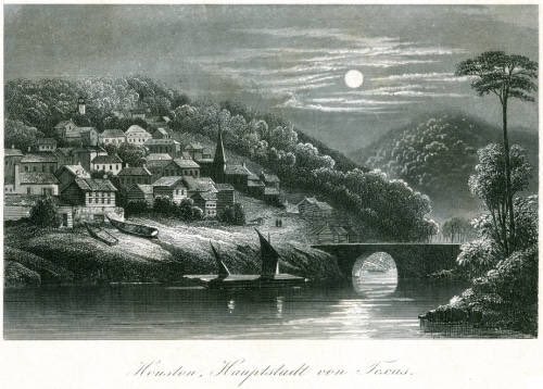 bloodinthebayou's tweet photo. What’s in the water?...
1840s German etching of early Houston...h/t Houston Metropolitan Research Center https://t.co/ZwsCwNki9U #houstonhistory #archives #historichouston #houston #bayoucity #truecrime https://t.co/8PFxhaBY1t