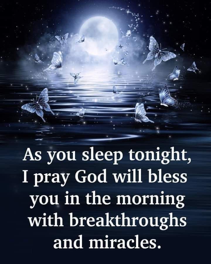 The Pilgrims Prayer 🏠 Friends of St Martyns writes. Let God move peacefully in your mind when you sleep , let God restore and refresh you with his love for another day telling others of his love.
Blessings Pastor Martyn
🏠🌹🍯🌺✡️☦️🍞🎗️🙏🌺