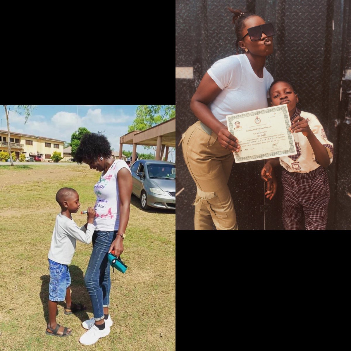 iam_duch's tweet photo. Together through it all,we did it Boy

Graduate of Economics (Second class upper division) #NyscDoneAndDusted
I didn’t let my pain and challenges stop me,my best is yet to come in Jesus name Amen
Thank you God
#SingleMomPower💪 https://t.co/Zf5QF5Pkfj