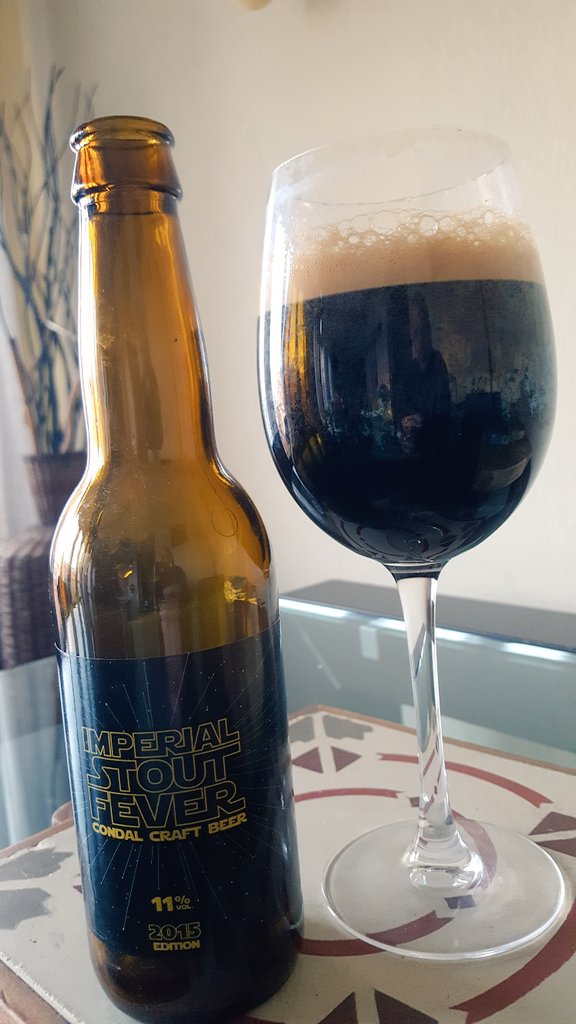zql10's tweet photo. #Sunday #7days7beers @craftesanos
#FEVER2015 #ImperialStout @cervesacondal #cacao envejecido #chocolate vamos... una joya!!! #craftbeer #cervezaartesana #finde #Barcelona https://t.co/2MU7Vrmhms