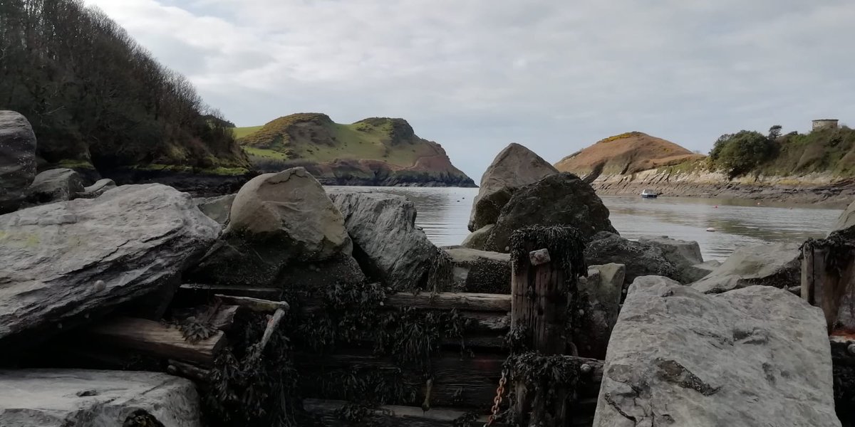 Berrynarbor2020's tweet photo. #SpringTime sun at Watermouth Harbor, #Berrynarbor, #Devon. Peaceful just watching the tide go out and nobody about so social distancing and #COVID19 easy to keep. Just love living in #NorthDevon. https://t.co/izsCAu2tgR