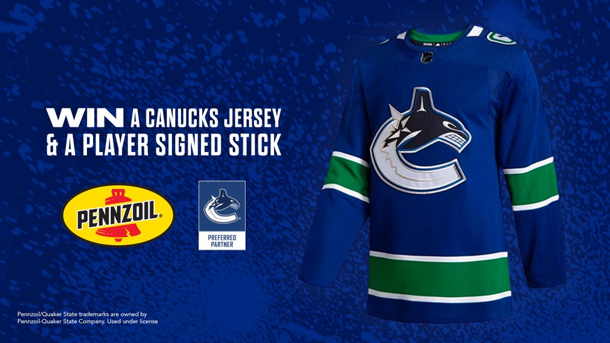 canucks stick jersey