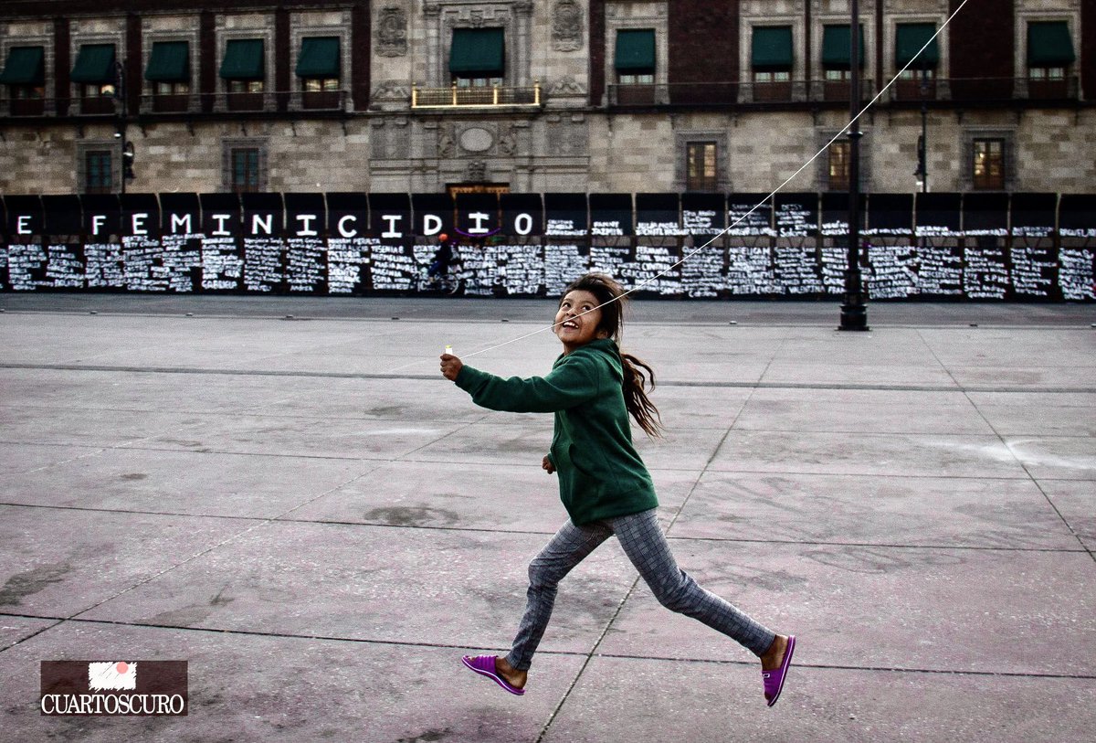 Este es el México de hoy. Que esta imagen de la vuelta al mundo entero. #8M2021