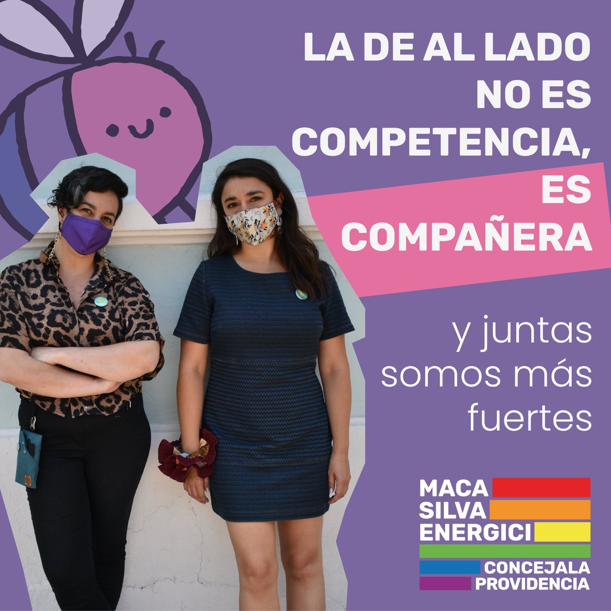 la_fiestita's tweet photo. En la previa del #8M2021 no puedo no mencionar a mi gran y querida compañera y amiga, @marupino, también candidata a concejala.
El patriarcado nos formó para competir. A través del #feminismo pude entender que somos compañeras y que juntas y unidas podemos llegar mucho más lejos. https://t.co/wfqZzsgxLA
