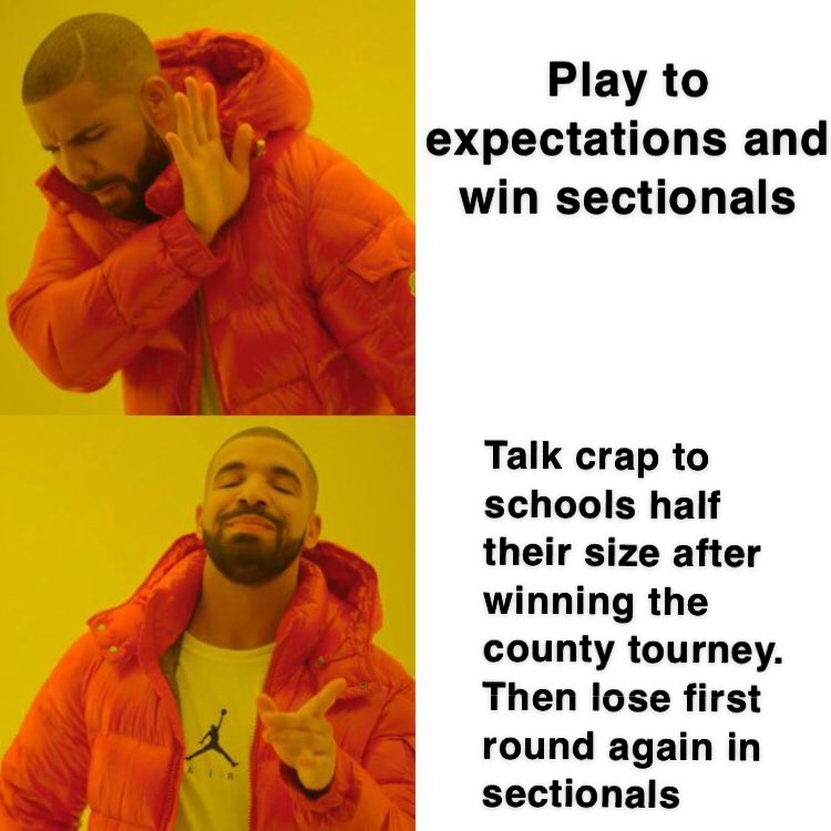 CastonProblems's tweet image. Logansport Basketball every year..... I’d like to point out we are the only Cass County team to win sectionals for the second straight year