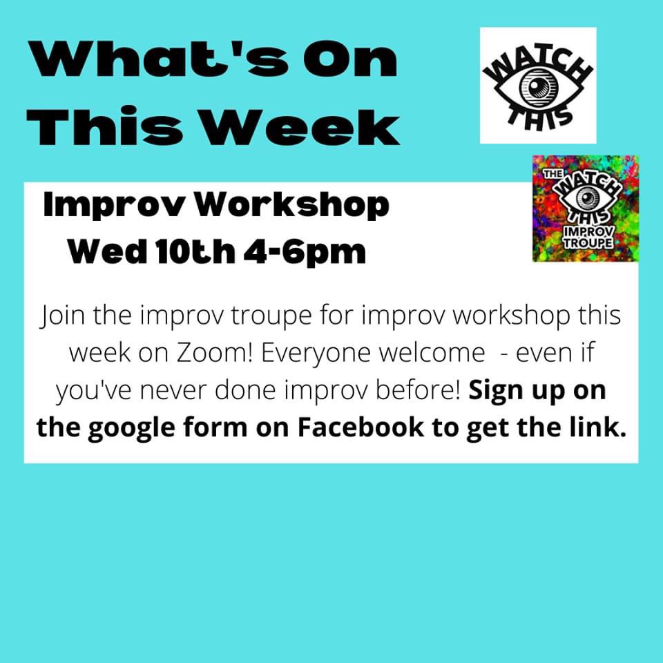 WatchThisBham's tweet image. What's on this week? We've got Writer's Forum 📝 on Monday, our first social😎 of the year on Tuesday and Improv Workshop🎭 on Wednesday! See Facebook events to sign up to get the links! #theatre #guildofstudents #uob