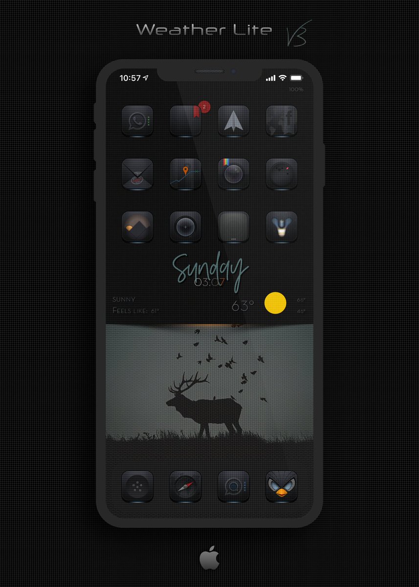 thewaytozion's tweet photo. #nojailbreak #iOS143 upwards

Less than 24 hrs after #WeatherLiteV3 .1 release already 6 featured themes are available (beside other beautiful themes - check out other channels) Thanks to @Kothuq @Attairdu57slm and all Weatherlite users. 

Keep rolling! 

Available on iHeaven. https://t.co/DYsUIC6yKm