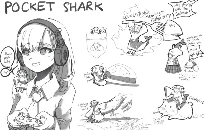 Illegally smol shark
#amesame #gawrt #ameliaRT 