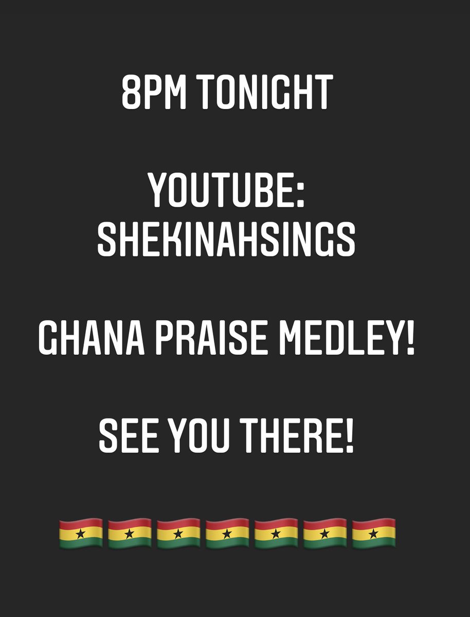 TONIGHT!!!! 8pm WE ARE HAVING A PRAISE PARTY!!!!!! YouTube.com/Shekinahsings