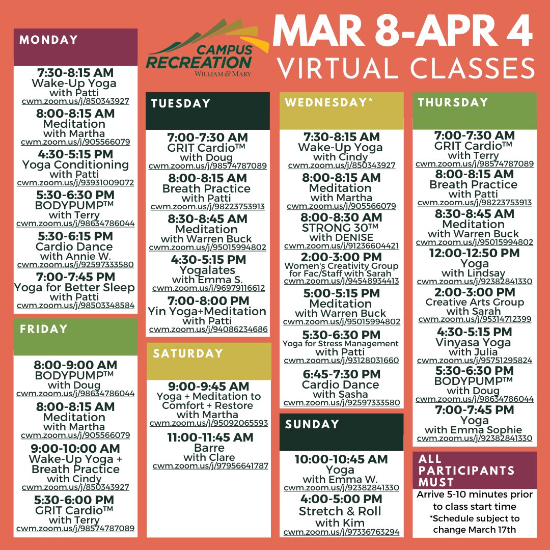 WM Campus Recreation tweet media