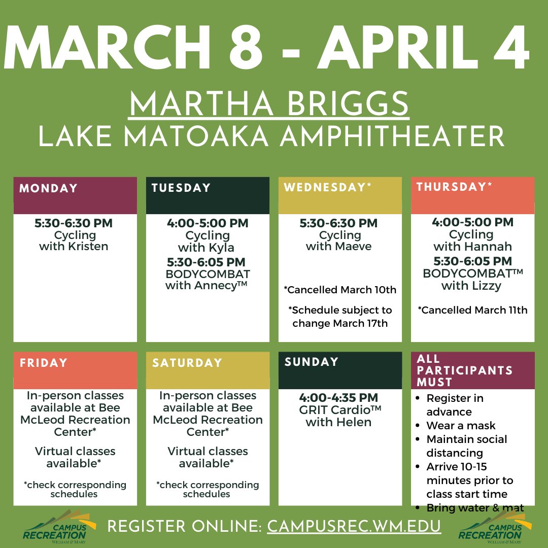 WM Campus Recreation tweet media