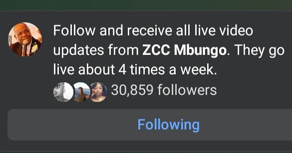 ZCC_America's tweet photo. Follow ZCC MBUNGO on Facebook & receive all live videos updates!
#zcc #zccmbungo #zionchristianchurch #ichoose #ichoosepeter #ichoosechrist #iavoid #churchonline #church #samuelmutendi #nehemiahmutendi #Livestream #livestreaming https://t.co/ySX4BpETXT