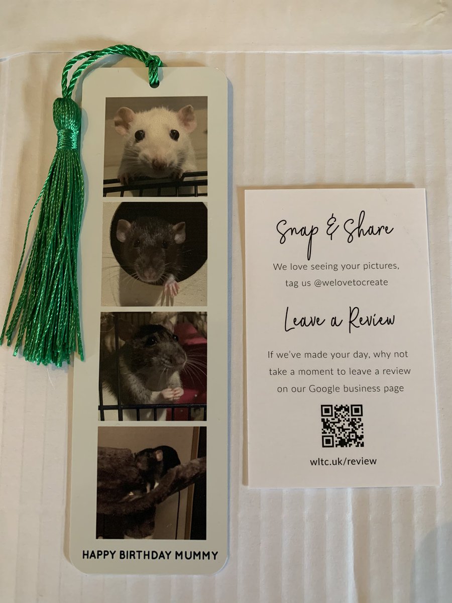 4ratatouilles's tweet image. Today is our mumma’s birthday, our gift to her was a nice new bookmark from @welovetocreate featuring .... US! 😂 

Happy birthday @Eleanor53854542 ❤️❤️❤️❤️ @notonthehighst #welovetocreate #supportsmallbusiness
