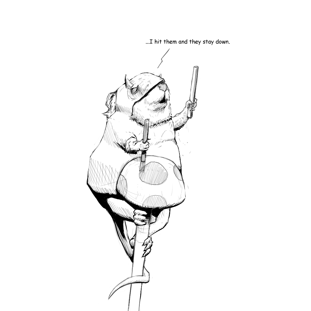 JoeMcCrayArt's tweet photo. Guess I should start posting here again! Here's my Mouse Murdok aka Mouse DareDevil #Marvel https://t.co/QxSSi7UYxD