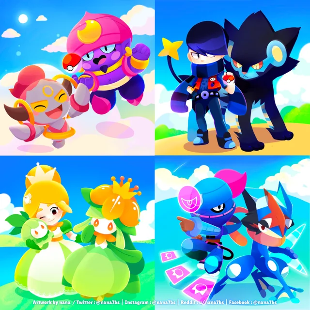 RinconBrawl's tweet photo. Pokémon × Brawl Stars 3 

🤔 ¿Con quién juegas?

👥 Vía Reddit u/nana7bs https://t.co/Nt8KRRkng8