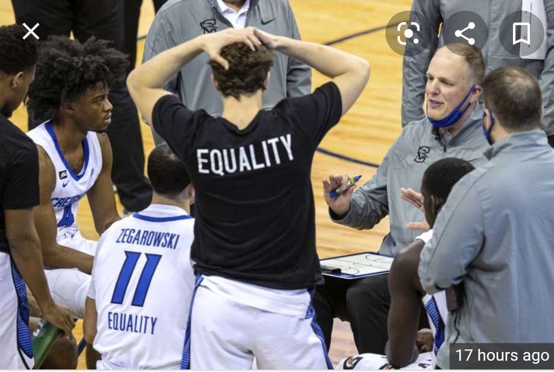 SheriffClarke's tweet photo. I get a kick out of college basketball players with the word EQUALITY on their jerseys. EQUALITY would be every student on campus getting a full scholarship like athletes do so as not to incur student debt.
Frauds. https://t.co/mHpuBEgyVP