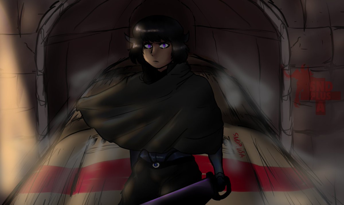 SndPlusA's tweet photo. Nisha , after spending her whole life training to become a mercenary, escapes her clan, family, and her status  

beginning the events of 
The Echoed Night
#oc #ocart #myartwork https://t.co/LbQxzfS5Xx