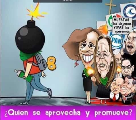 <a href="/jpablohzpz/">Pablo Hz</a> <a href="/Usagii_ko/">Usagii Ko</a> Dicen mucho, pero no dicen todo. No dicen por ejemplo qué hay poderes políticos y económicos detrás de las fakeministas que amenazan con incendiar la ciudad.