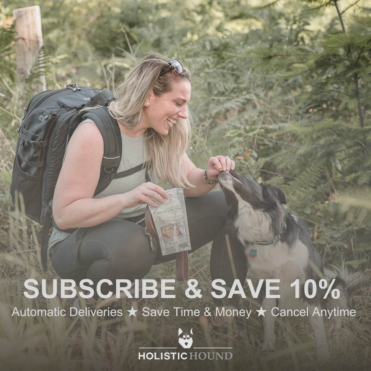 10% off? Automatic deliveries? Yes, please! Just click the Subscribe &amp; Save option, choose how often you want to receive your order, and get 10% off. It's that easy! holistichound.com/faqs/subscribe…