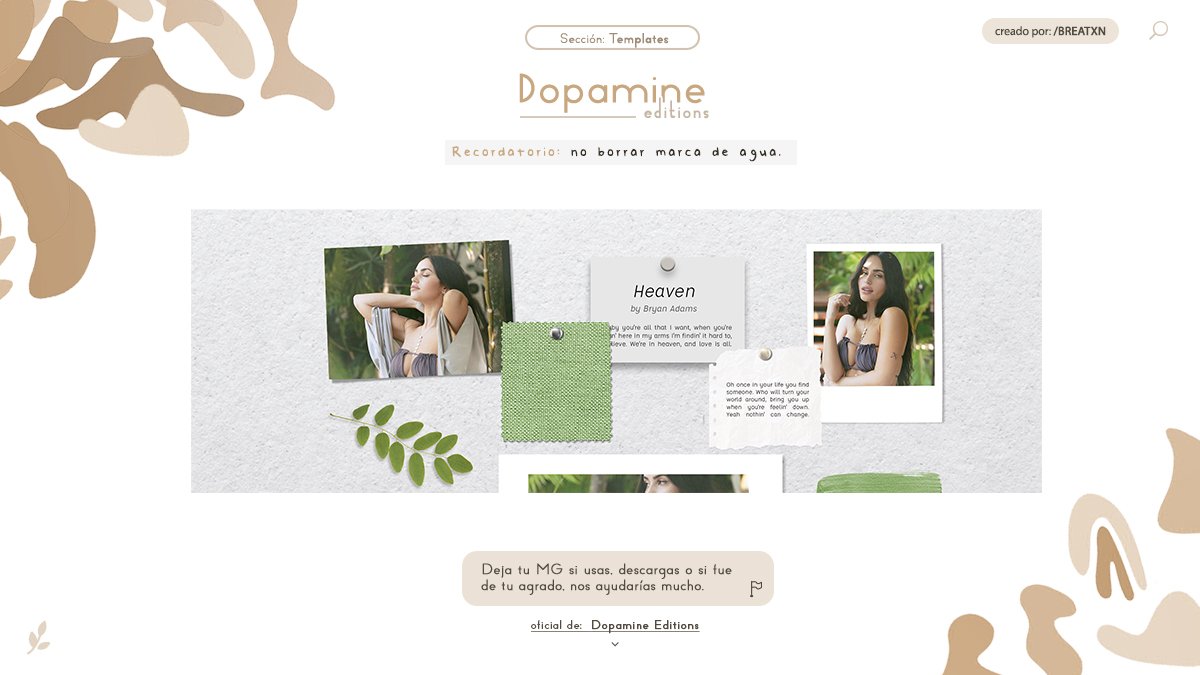 🐆 — 𝖯𝗅𝖺𝗇𝗍𝗂𝗅𝗅𝖺 de 𝗁𝖾𝖺𝖽𝖾𝗋 𝗉𝗇𝗀. 

No olvides dejar tu 𝗠𝗚 si te gusta o descargas, cualquier duda será resuelta vía DM. — En caso de borrar los créditos, agradecemos que nos etiquetes. 

Descarga aquí:
cutt.ly/3zpWtjz