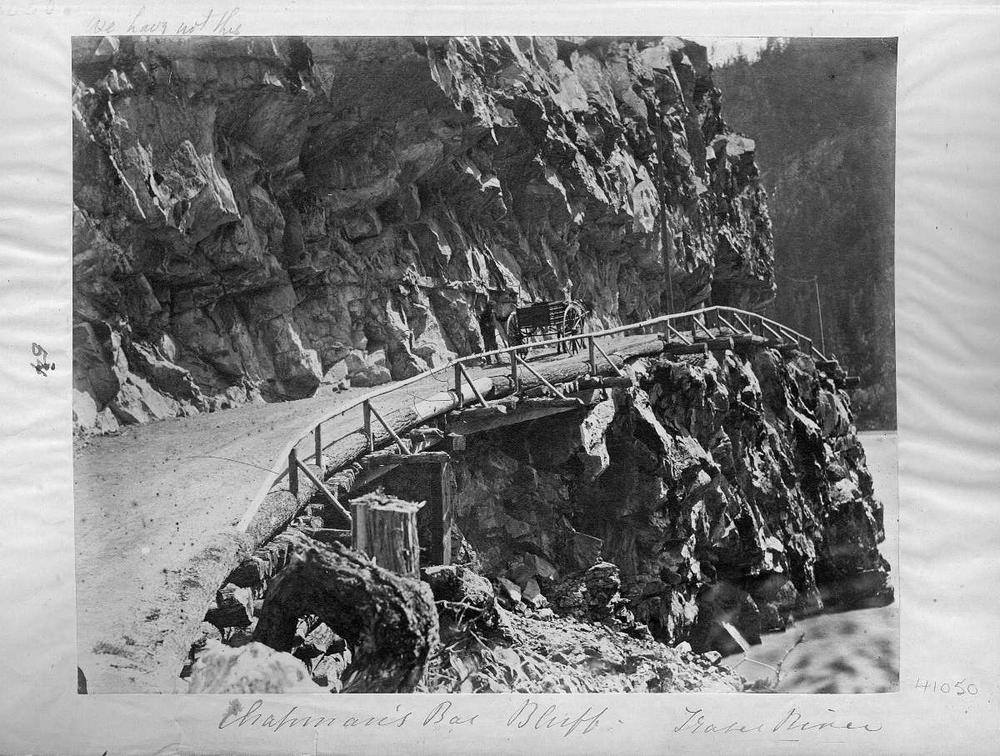 Traveling to Yale looked a little different back in the days of the Cariboo Wagon Road. This mode of travel must've seemed like a luxury compared to the foot paths the Indigenous communities and early explorers would travel along cliff ledges!

#HistoricYale