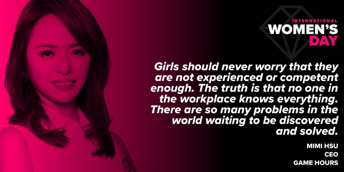 SensorTower's tweet photo. Mimi Hsu of #GAMEHOURS told App Annie, in a recent Q&amp;A conducted to highlight the amazing achievements and innovations of women in tech, what advice she would give to younger women pursuing a career in the tech industry. Read the full interview: https://t.co/bns4dlzkCR
#IWD https://t.co/mSArtftibe