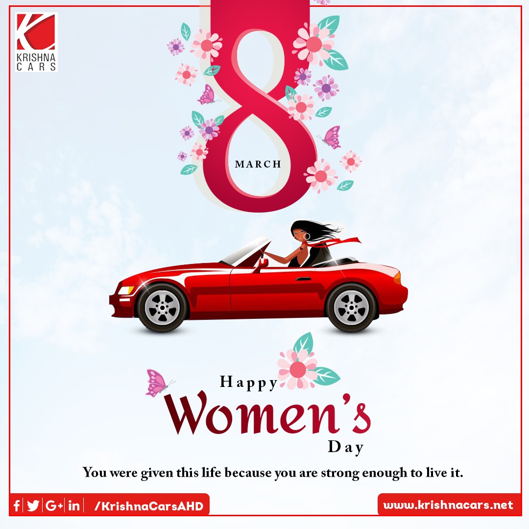 KrishnaCarsAHD's tweet photo. Happy Women's day to all the wonderful and strong https://t.co/rgtCQFoRb0 make the world such a better place to live in.
#krishnacar #Usedcars #sellcar #usedCarinAhmedabad #car #buyusedcar #womensday #happywomenday https://t.co/tNEn03BUZ0
