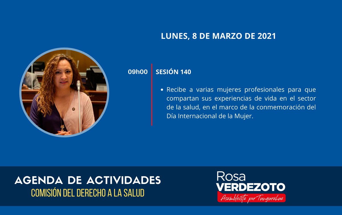 #HOY || La <a href="/DerechoSaludAN/">Comisión del Derecho a la Salud y Deporte</a> recibe a mujeres valiosas para que nos cuenten sus experiencias de vida en el sector de la salud. #8M #DiaDeLaMujer