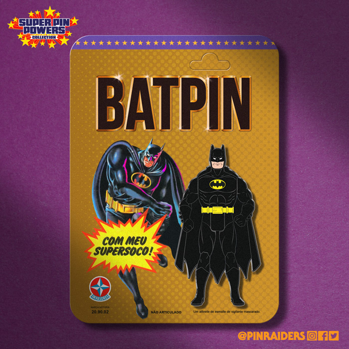 Series 1 is finally coming to an end! Last but most definitely not least, the 8th retro style figure pin, #Batman !

Featuring Classic, Animated and the Estrela 89 version!

💥PRE-ORDERS GO LIVE MARCH 26th! SHIPS IN MAY

#SuperPinPowers #PinRaiders