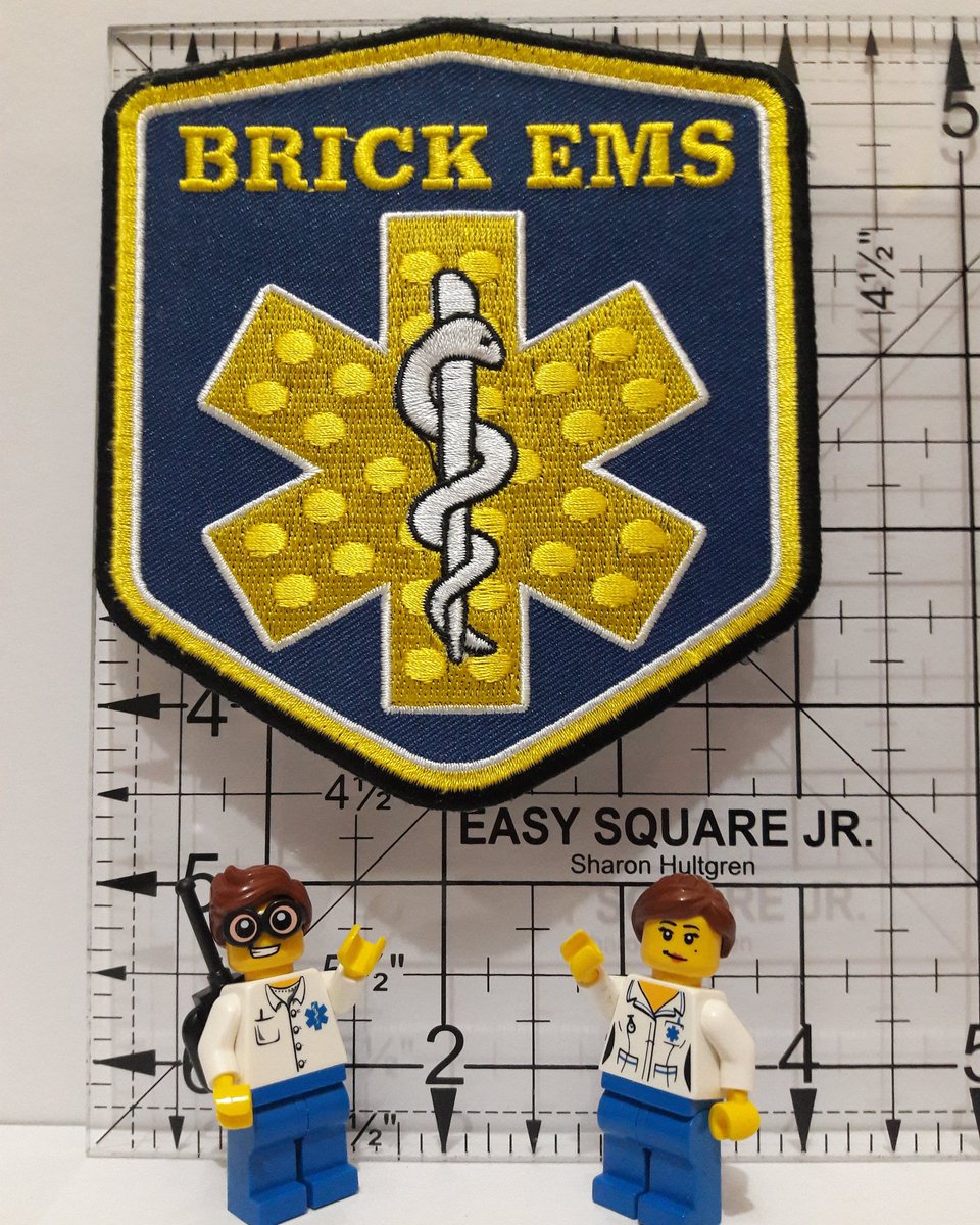 brick_ems's tweet image. The Brick EMS Embroidered patch is back!! Go to our website at brick-ems.com and get yours quick!
.
*This patch has an Iron-on style backing.
.
(Medic Minifigs are NOT included with the purchase).
#brickems #emspatch #brickems2021