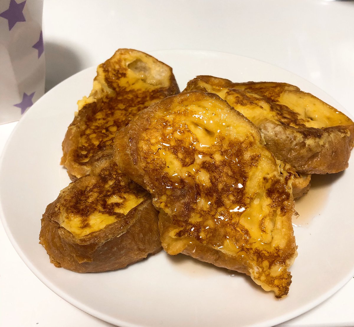 109neri's tweet photo. 今日も早く目が覚めて

朝から1時間半湯船につかって
ぽけーとして食べるフレンチトースト最高

久しぶりに朝ゆっくりで
おうちでまったりするの落ち着く〜 https://t.co/D5BjhUy4Jq