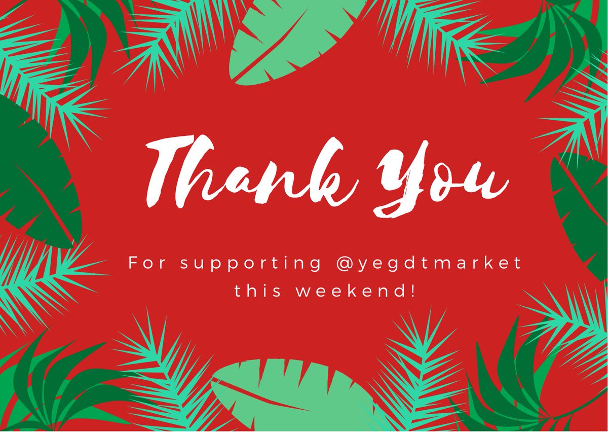 YegdtMarket's tweet photo. #thankyou for an amazing weekend! We hope to see you all again next weekend! #shoplocal #yegdt #supportsmallbusiness #yegmarkets #farmersmarket #knowyourmaker https://t.co/vtoKP8K8iq