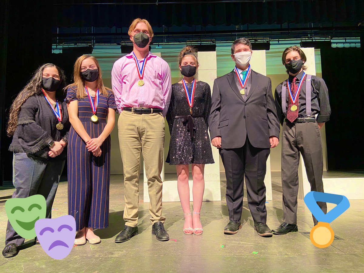 CantonHSDrama's tweet image. Congratulations to our District OAP Individual Awards Outstanding Performer-Jacob Elliott, All Star Cast-Weston Sudduth, Honorable Mention Cast-Sarah Jeffcoat &amp;amp; Joshua Lockaby, All Star Crew-Meagan McCarver &amp;amp; Chloe Moa