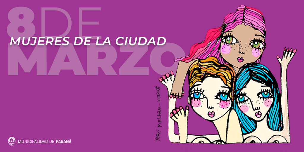 🟣 #DiaInternacionalDeLaMujer 
     #MujeresDeParaná

Una Paraná que abrace a las que luchan, a las que resisten, a las que avanzan sembrando igualdad. A las que ponen el cuerpo, a las que cuidan, a las que inspiran libertad. 
Trabajemos por una ciudad que sea lugar para todas.