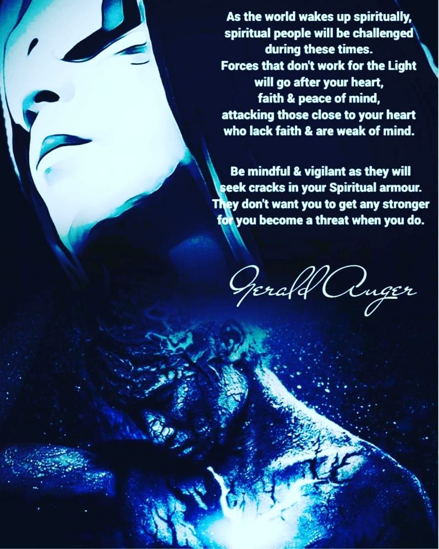 realgeraldauger's tweet photo. Creator will give the hardest battles to the strongest Warriors. Become who the Creator created you to be. Many are called but few are chosen. Be the change you want to see!! #Creator #light #love #lightworkers #chosenelect #healingenergy #ourchildren #lifeissacred #prophecy https://t.co/CpB6gkyOK3