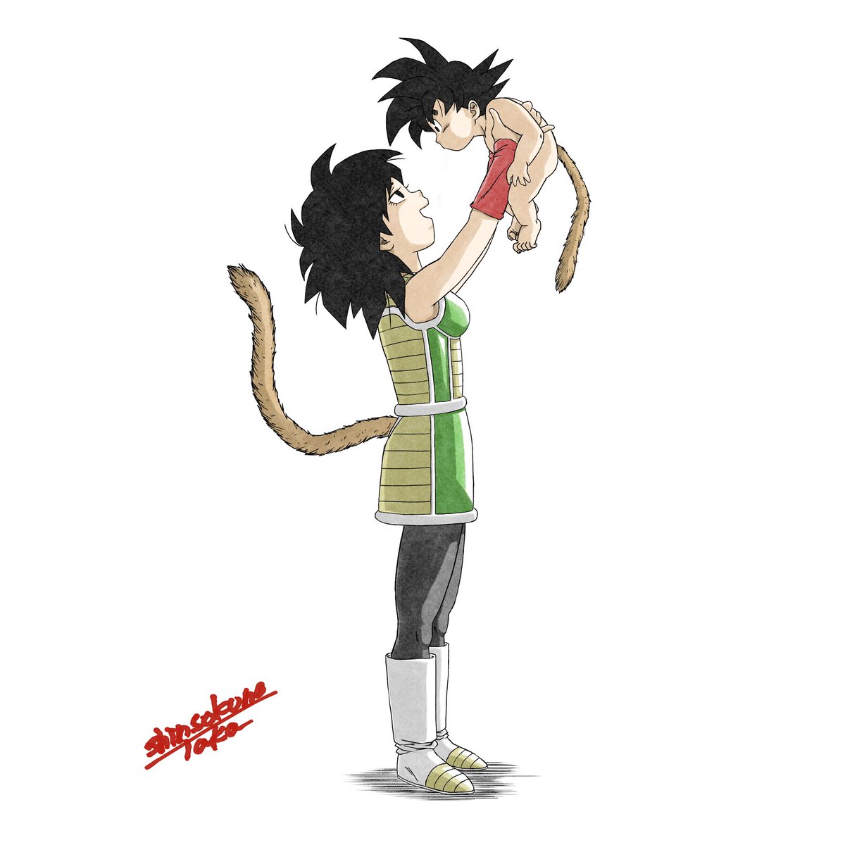 ドラゴンボール リメイクシリーズ ギネ Amp 悟空 バランス 線画 色塗り修正 神速の鷹 のイラスト