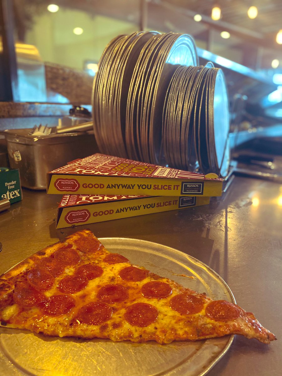 Hey Russo’s fans!  Only on Friday and Saturday we are having our after hours specials!! Our pepperoni slice is just $7!!