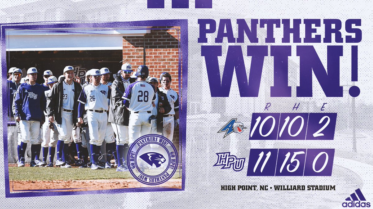 HPUBaseball's tweet photo. That's a weekend sweep! 🧹🧹🧹

#GoHPU https://t.co/kDLSG2LnbW