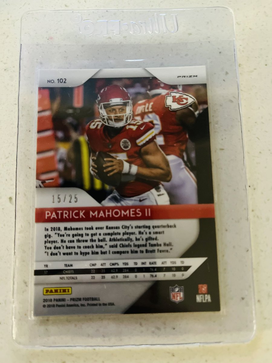 hobby_chasing's tweet image. Jersey number camo prizm!

#chasinghobby #whodoyoucollect #thehobby #prizm #footballcards #patrickmahomes #prizmfootball