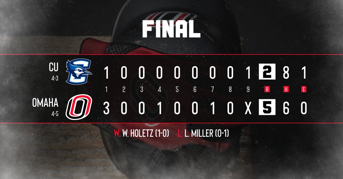 The 𝙛𝙞𝙧𝙨𝙩 win at 𝙏𝙖𝙡 𝘼𝙣𝙙𝙚𝙧𝙨𝙤𝙣 𝙁𝙞𝙚𝙡𝙙‼️✊🤘

#EveryoneForOmaha | #OmahaBSB