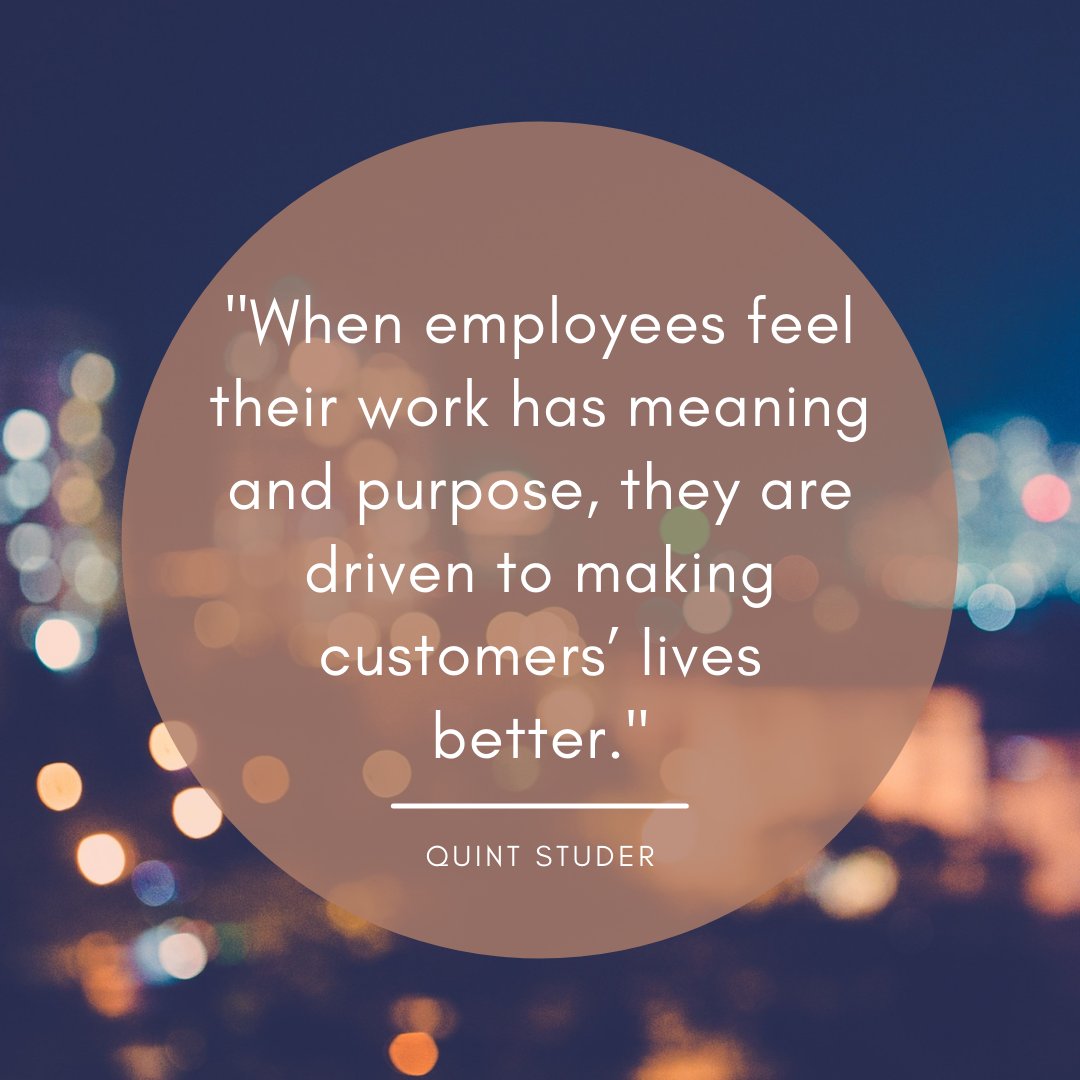 When employees feel their work has meaning and purpose, they are driven to making customers’ lives better.

#meaning #purpose #meaningandpurpose #meaningfulwork #leadership #greatleaders #greatemployee #leadershiplessons #busyleaders #thebusyleadershandbook #thebusyleaderspodcast